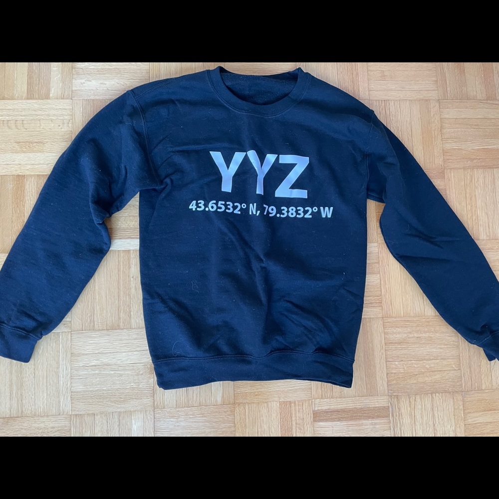 YYZ Black Crewneck
